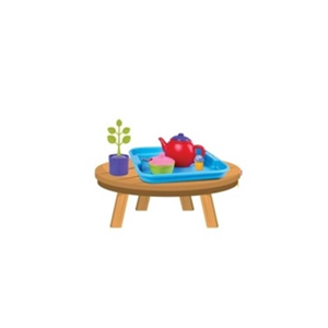اسباب بازی آشپزخانه کلبه 45 پارچه زرین تویز ZARRIN TOYS_اسباب بازی لوازم خانگی